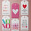 Miniatura: Valentine's tags personalizadas (15 pz.)