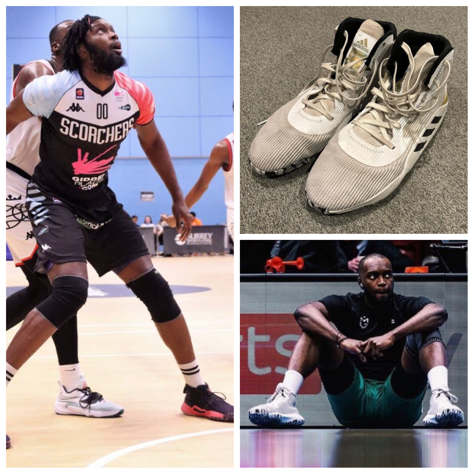 7ft1 Legend’s worn size 18 US basketball shoes