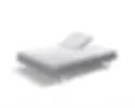 alt=“Double outdoor sun lounger freshly cleaned with eco-friendly solutions — soft cushions and bright surfaces ready for relaxing outdoors.“