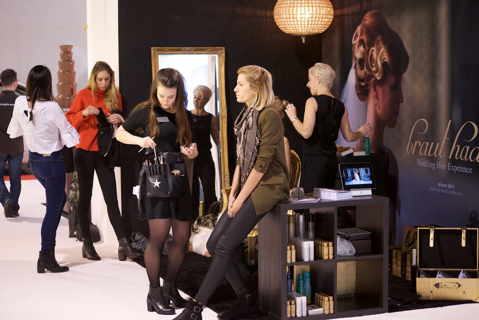 Braut Haar Hochzeitsmesse Hochzeitsfrisur 19