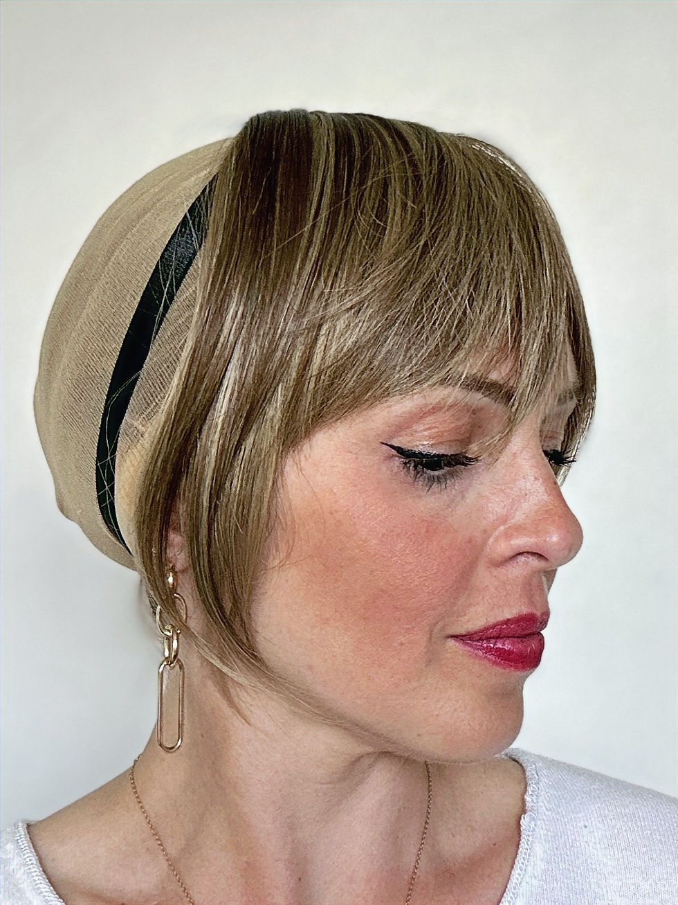 Miniature : Bangie châtain clair méché