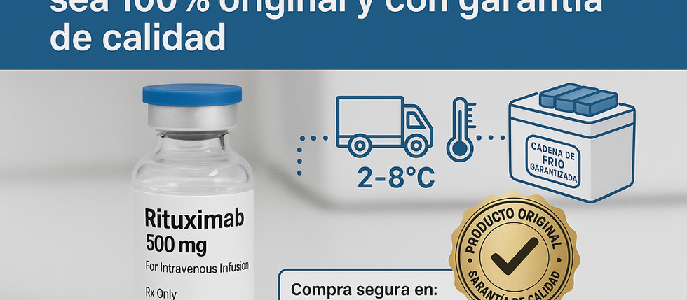 Cómo asegurar que mi compra de Rituximab sea 100% original y con garantía de calidad