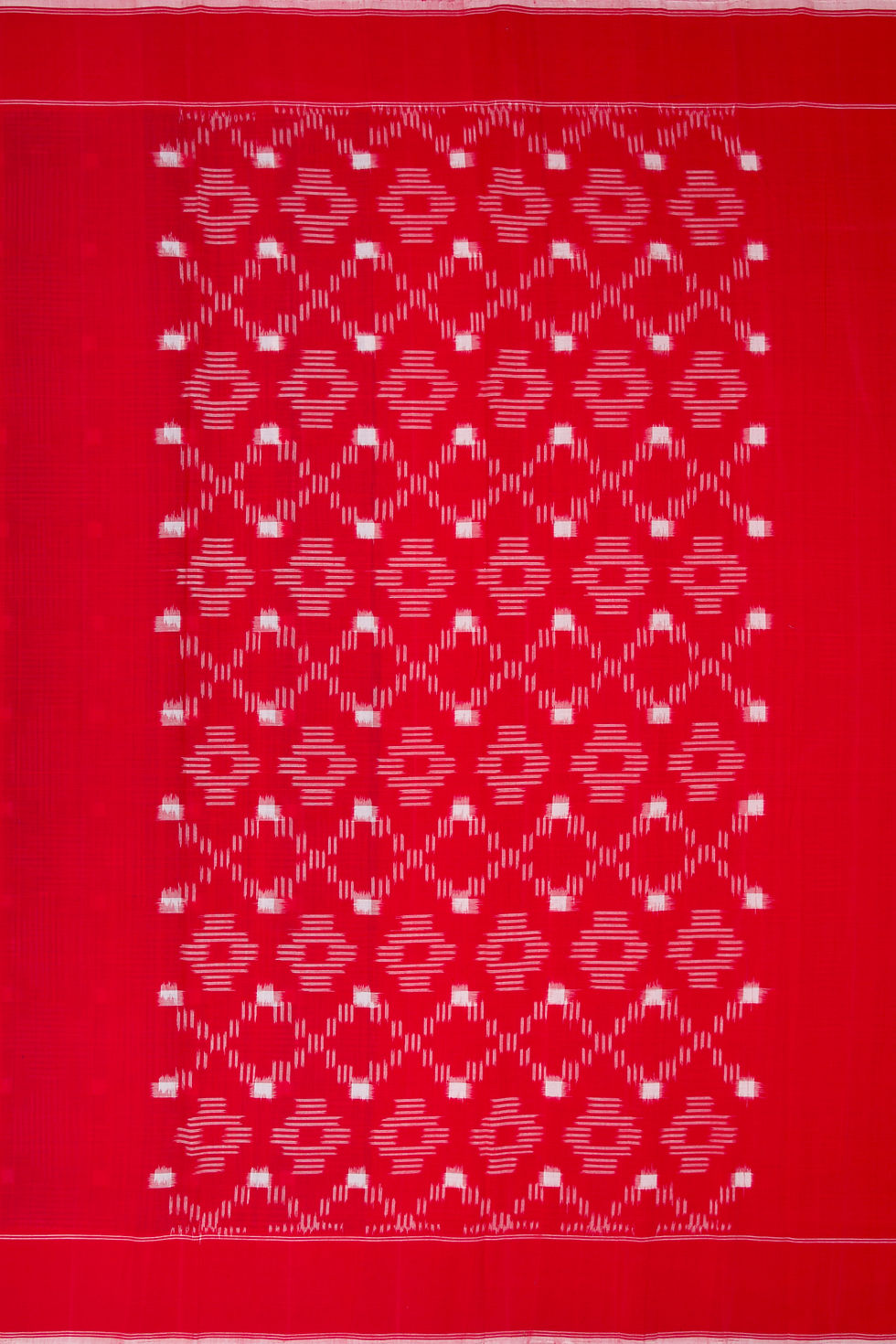 Thumbnail: Telia rumal, cotton - Blue squares and lines