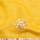 Thumbnail: Linen tissue with gota patti work - Lemon yellow
