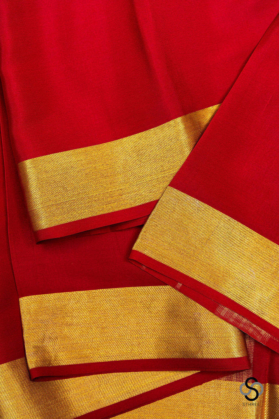 Thumbnail: Mysore silk - Mubbagam - Brown with Biscuit colour