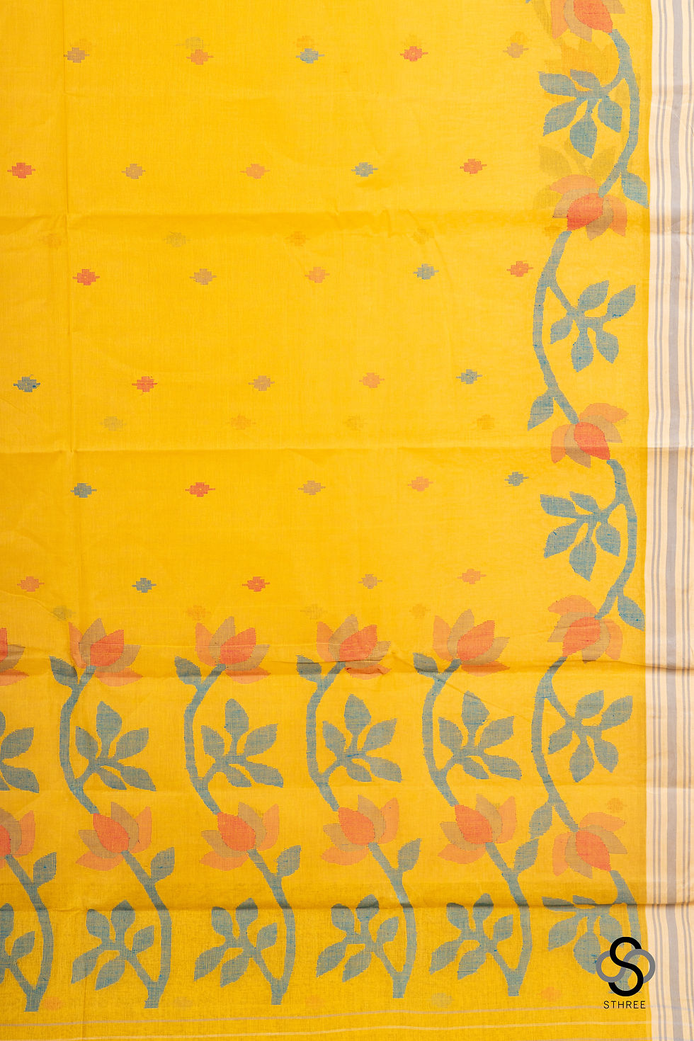Thumbnail: Bengal Jamdani - Yellow