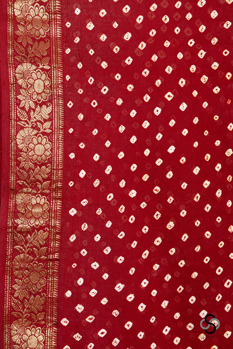 Thumbnail: Handknotted Sungudi - Brown