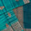 Thumbnail: Shibori Organza - Turquoise blue