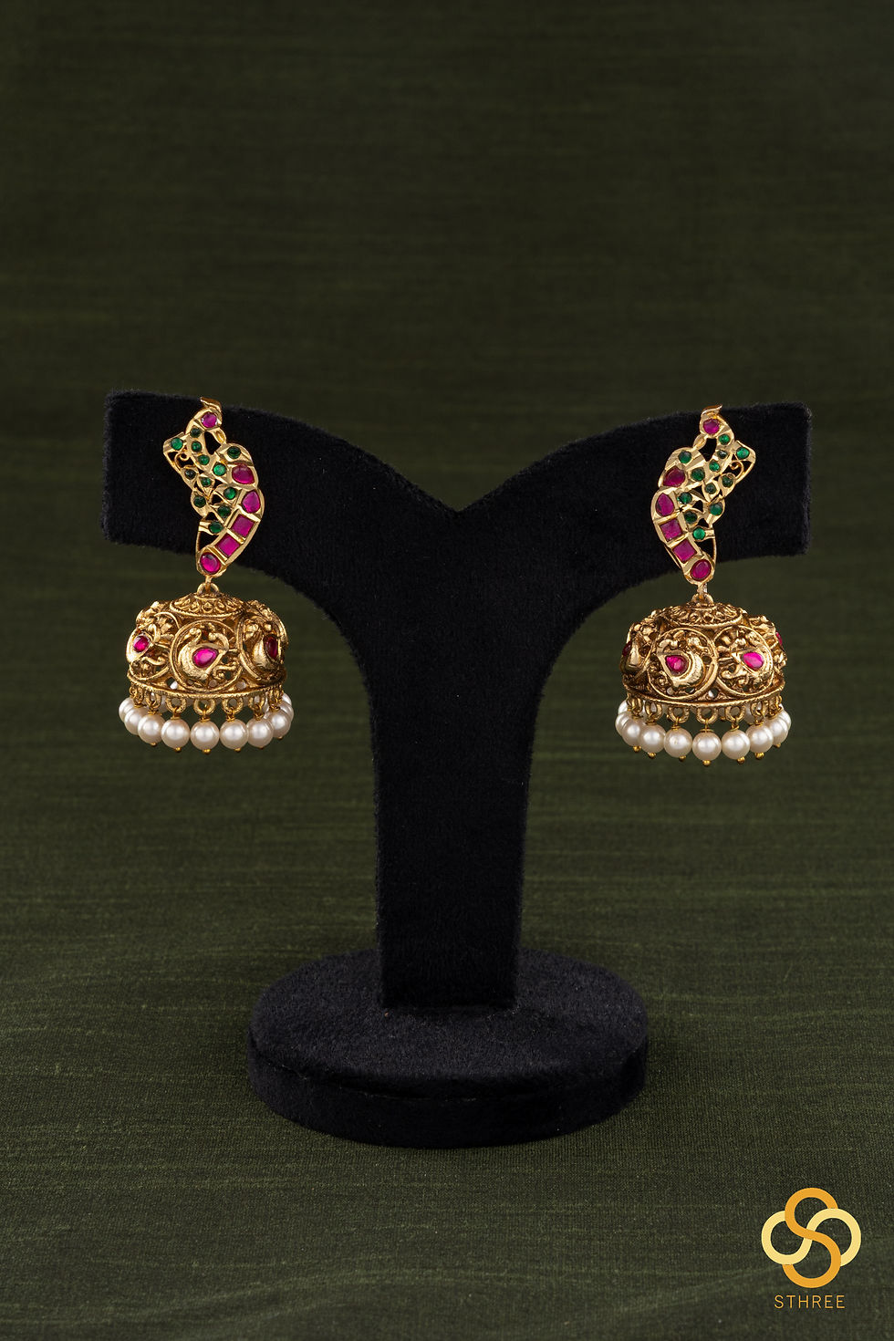 Thumbnail: Gajalakshmi kasumalai necklace set