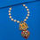Thumbnail: Jadau kundan necklace - Handmade parrot pendant in red onyx