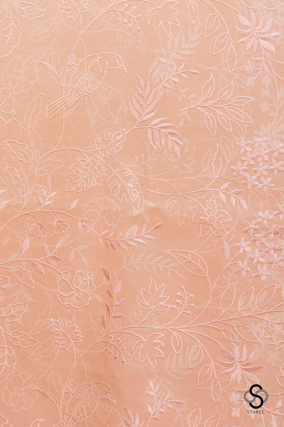 Thumbnail: Silk Organza - Baby pink