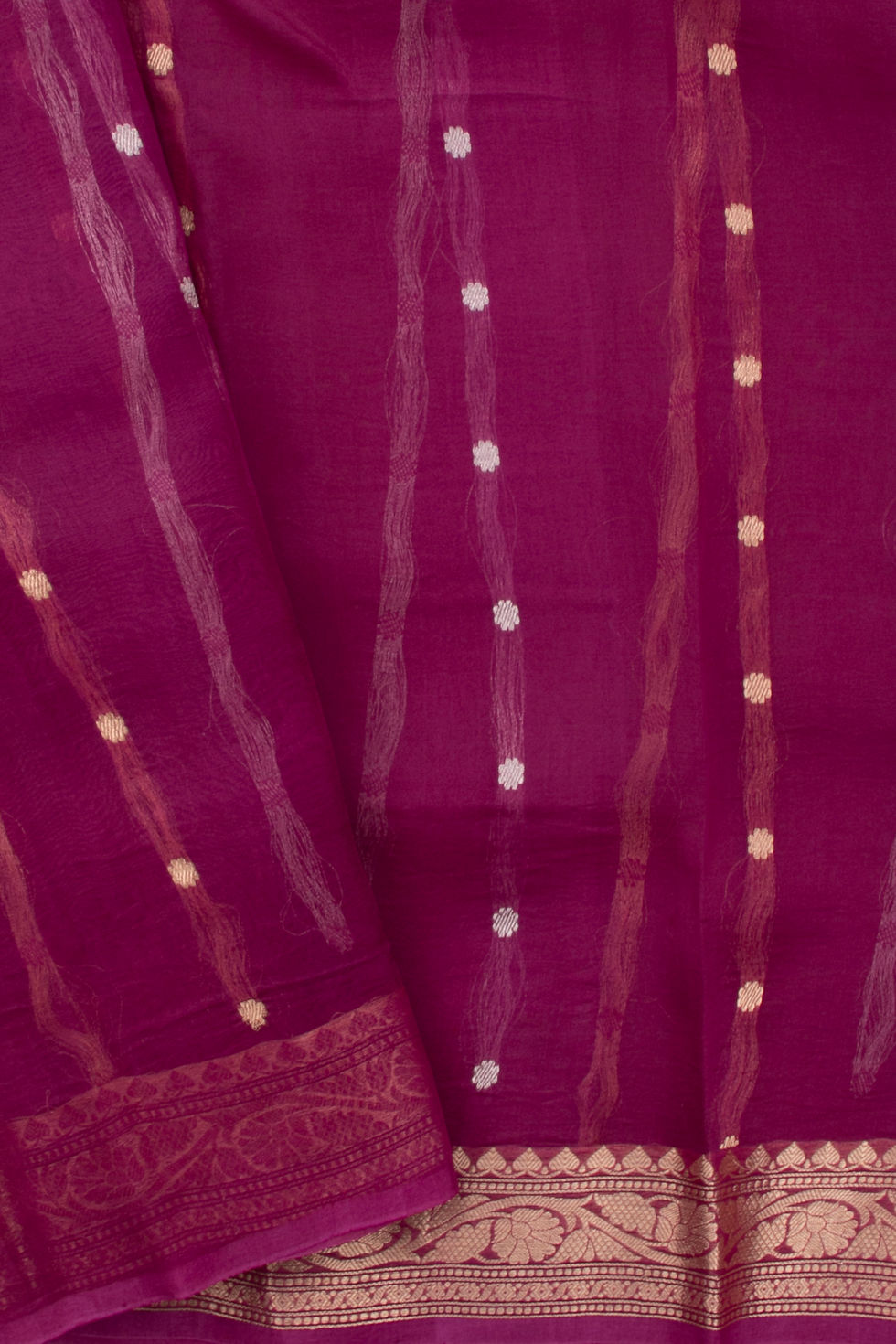 Thumbnail: Organza - Tie and dye - Wine colour