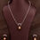 Thumbnail: Zircon and ruby necklace set, with pearl hanging