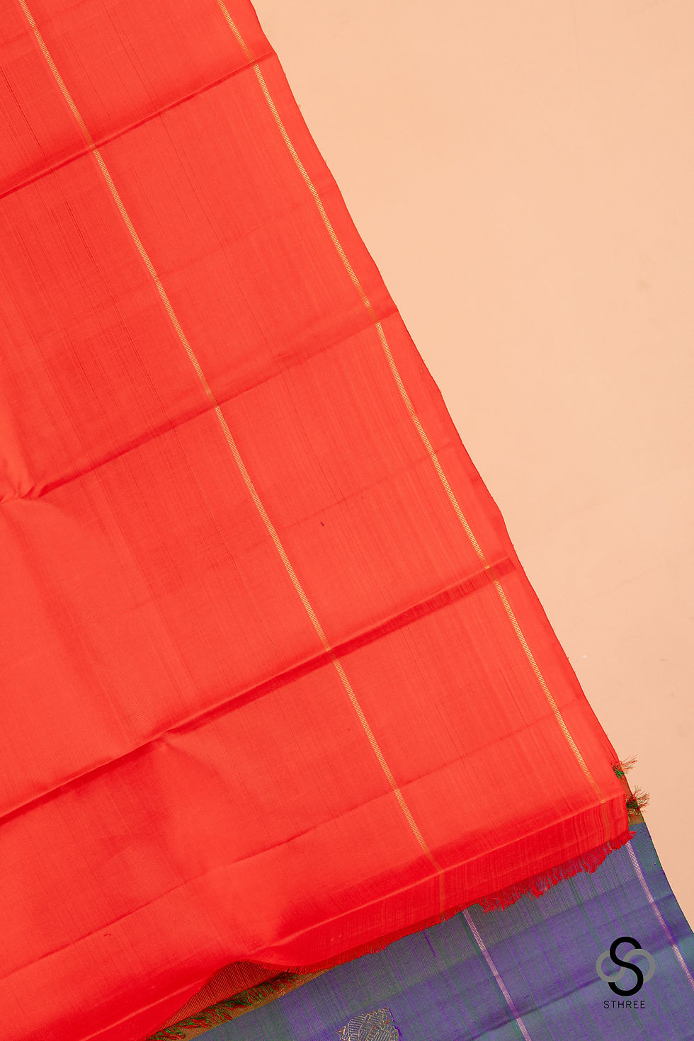 Thumbnail: Simple Kanjivaram - Mayilkazhuthu and Red