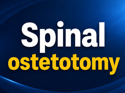 Spinal procedure 3 -Operative report