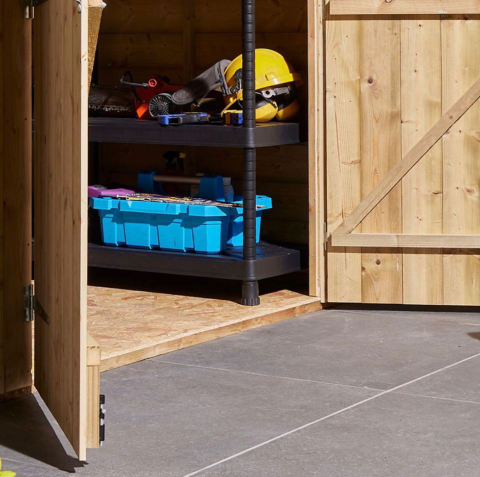 Thumbnail: Apex Shed with Double Doors 6x8ft