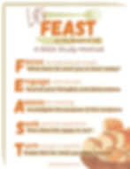 Picture of the FEAST printable