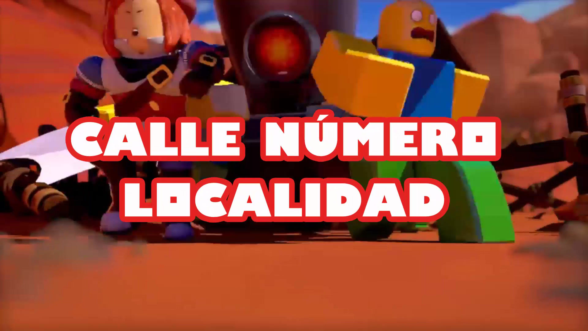 Video Invitación ROBLOX - Horizontal