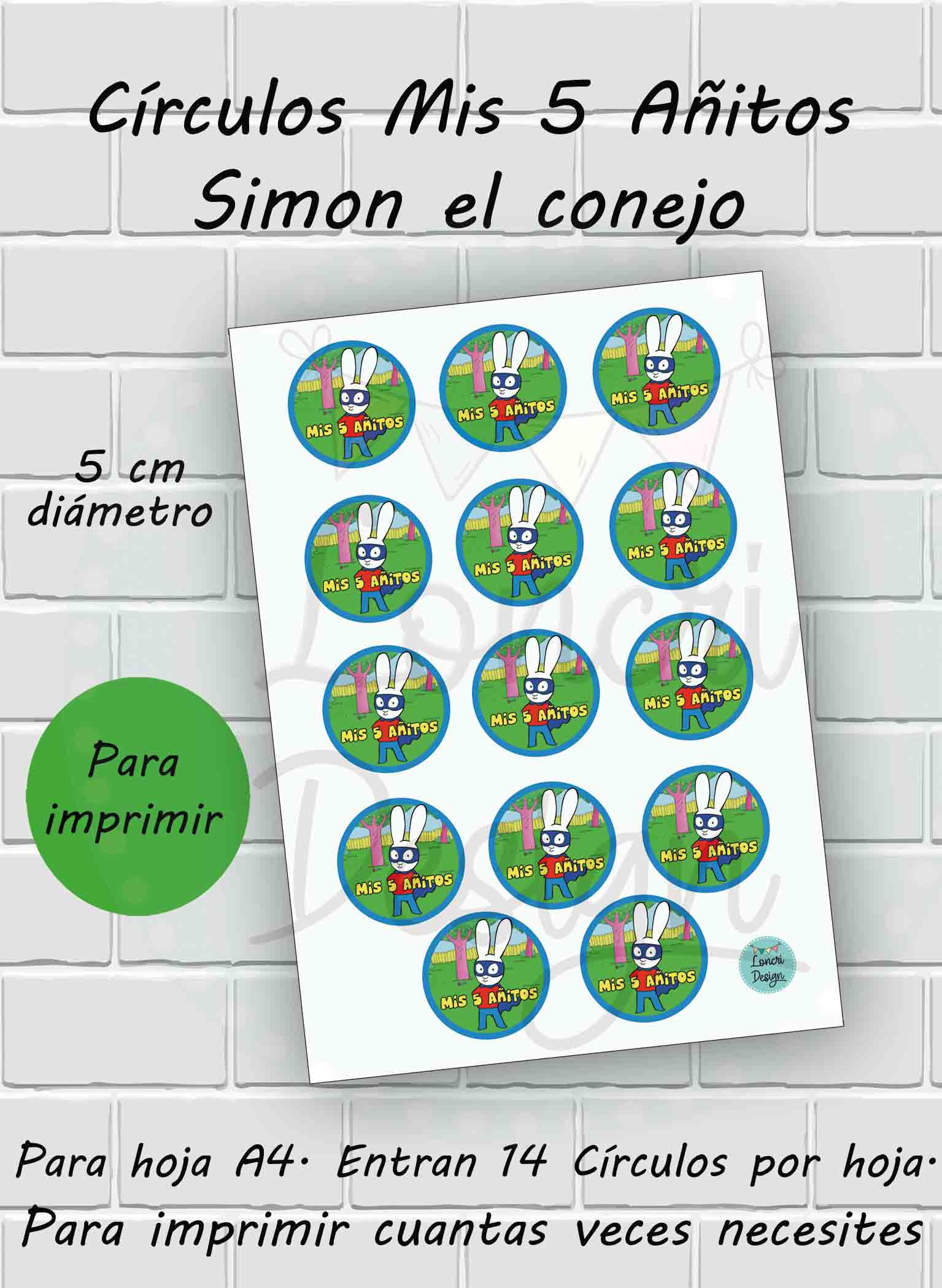 Círculos Simón el Conejo