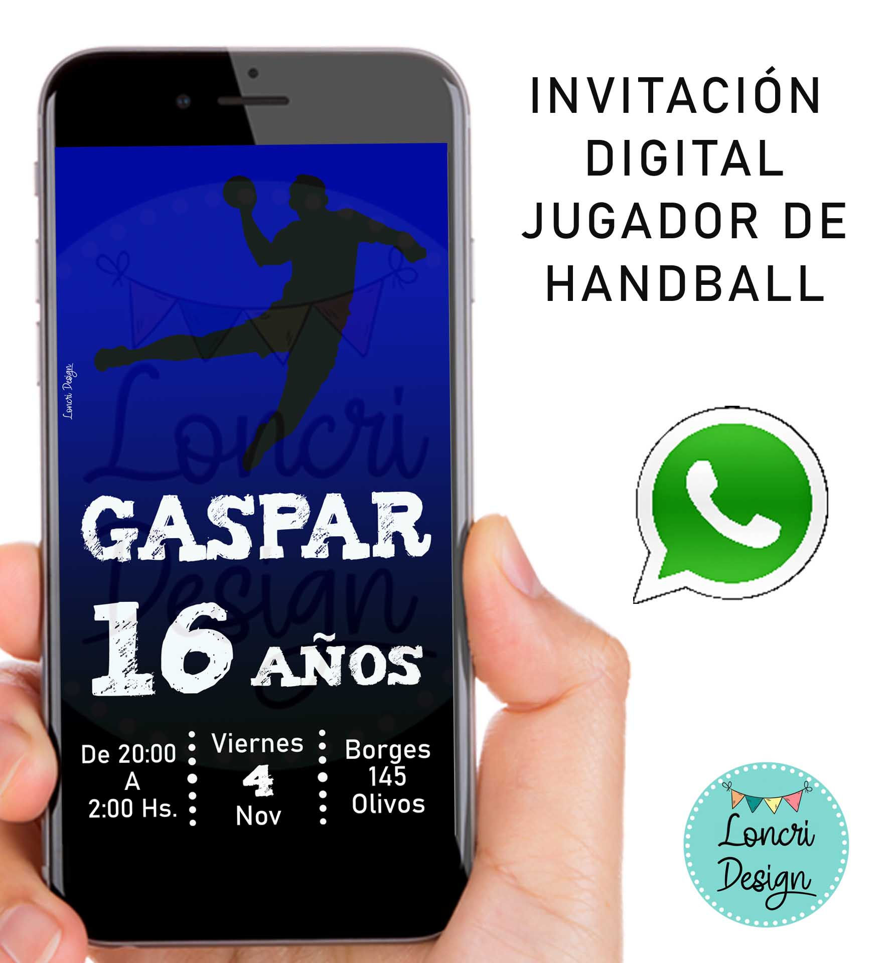 Invitación Handball