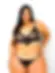 Conjunto Envolver Plus tule e renda sutiã sem bojo e calcinha string regulável