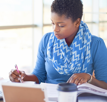Woman Studying