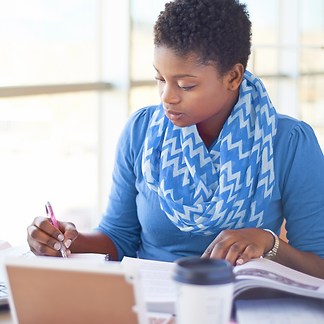 Woman Studying