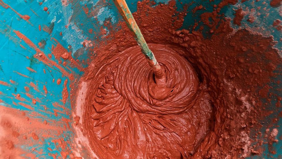 Ikal chukum de color rojo