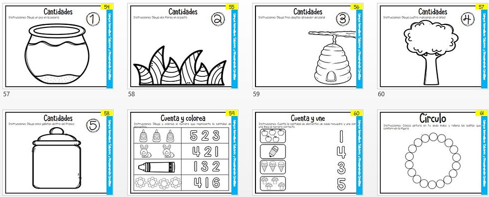Miniatura: MI CUADERNITO DE TAREAS 1 PREESCOLAR