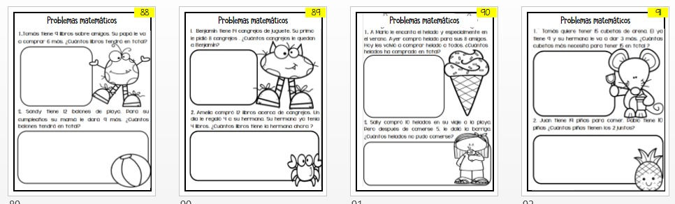 Miniatura: MI LIBRITO DE ACTIVIDADES MATEMÁTICAS 1 PRIMARIA