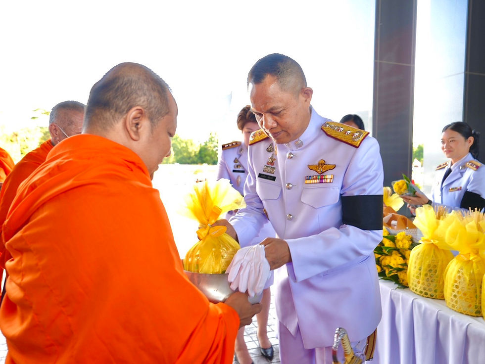 ผบช.ทท. เป็นประธาน พิธีทำบุญตักบาตรพระสงฆ์ พิธีถวายพระพรชัยมงคลและลงนามถวายพระพรฯ เนื่องในโอกาสวันเฉลิมพระชนมพรรษา พระบาทสมเด็จพระเจ้าอยู่หัว 28 กรกฎาคม 2569