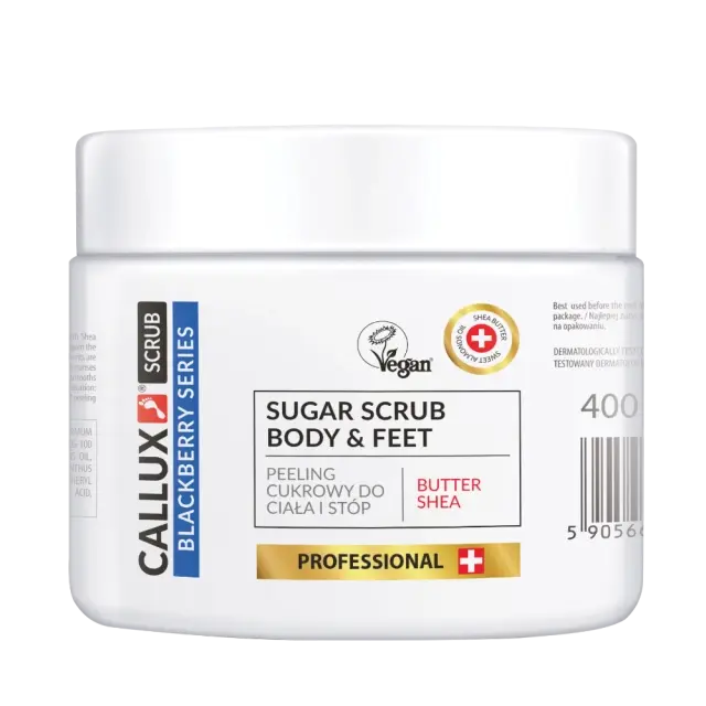 Natürliche Pflege mit Sugar Scrub Blackberry Series – stärkt, pflegt und schenkt gesunde Ausstrahlung. Sanftes Peeling.