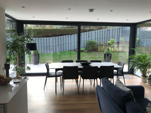 A glazed extension by GT Building Design