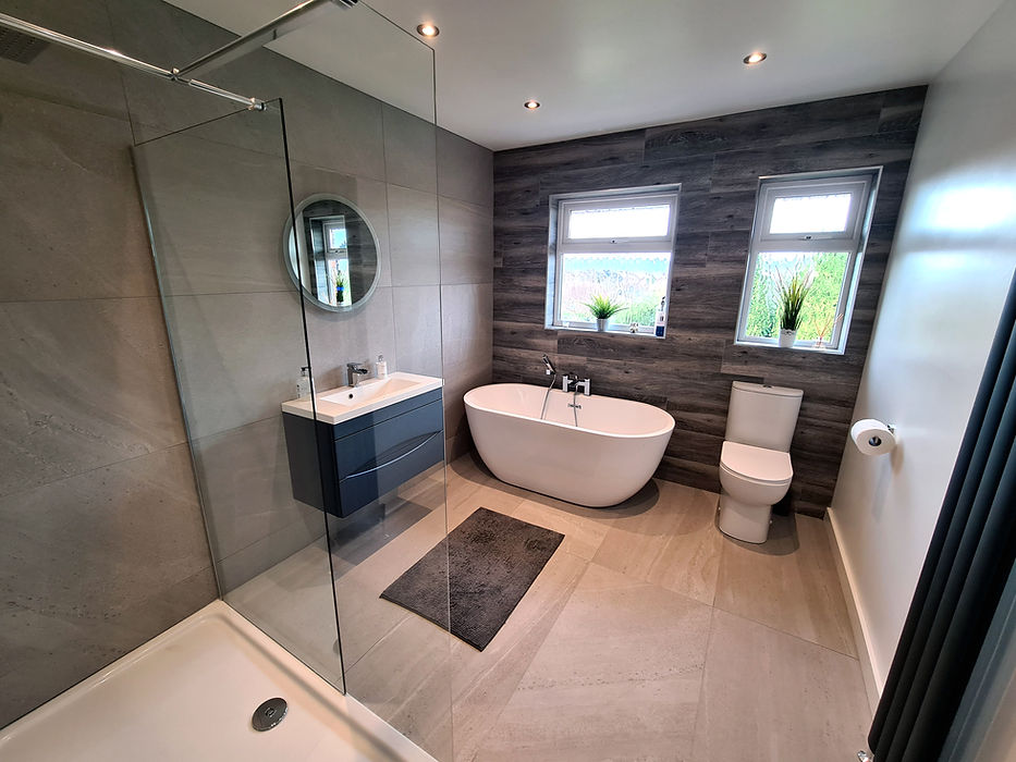 Internal alterations to a bathroom to fully modernise by GT Building Design