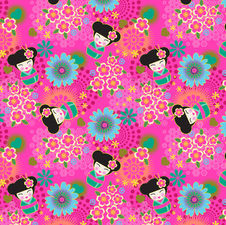 Little Geisha textile design