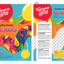 Ballon bag packaging design