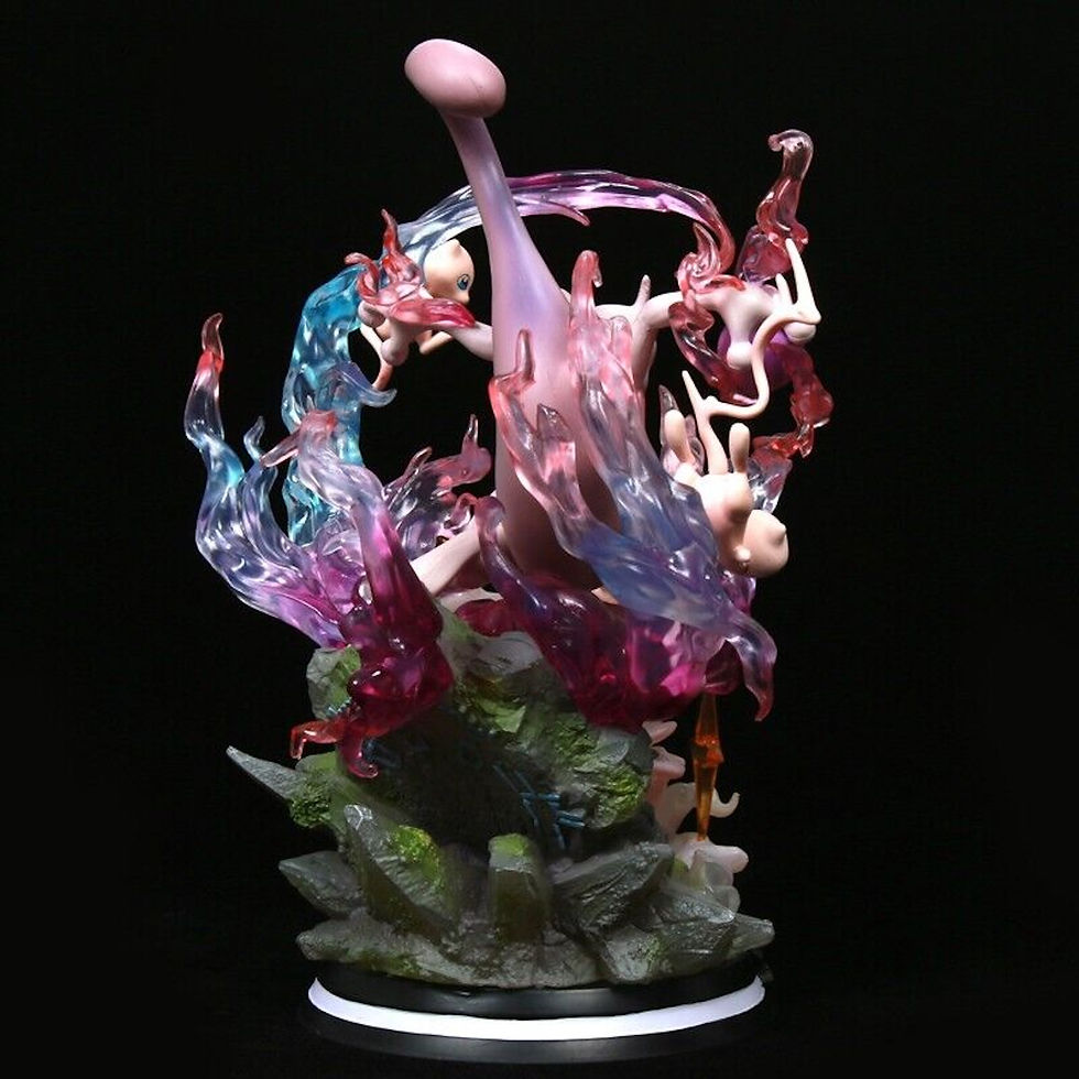 Thumbnail: Pokémon Mewtwo Evolution Group Resin Statue-2 (LED Light-Up)