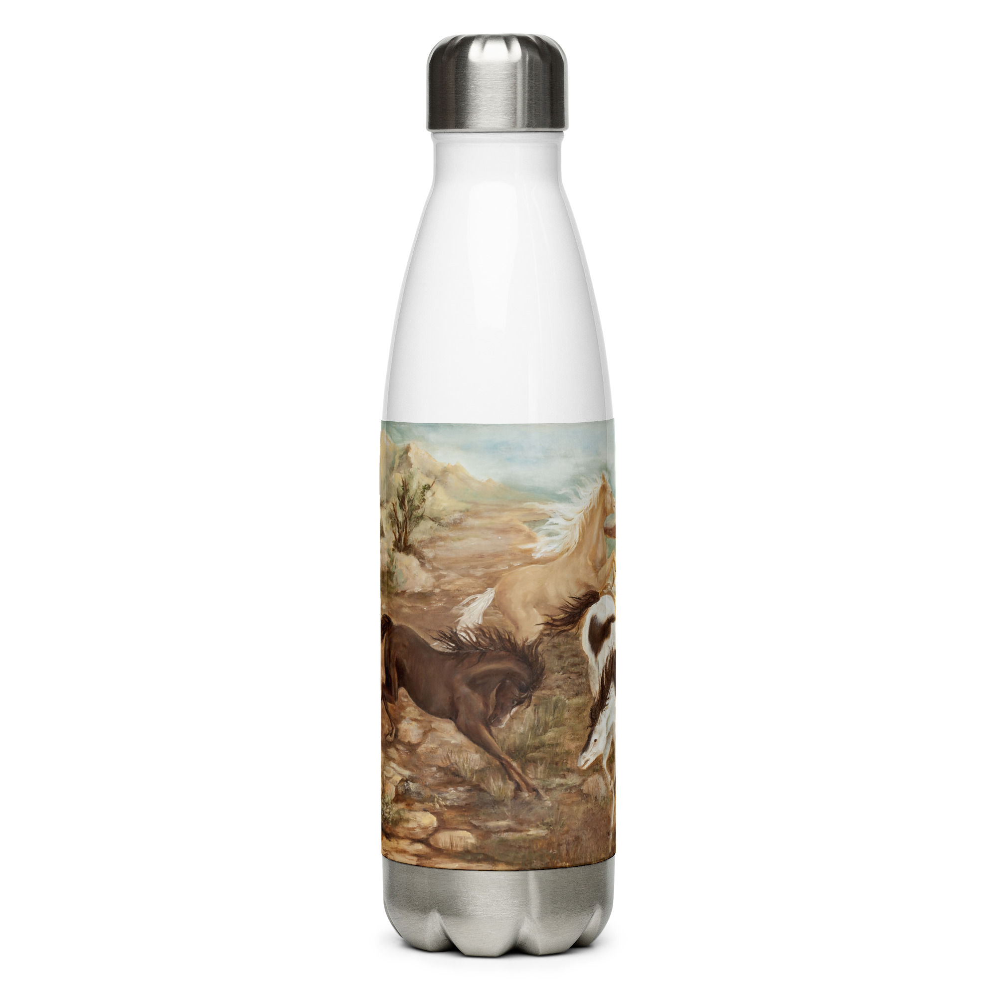 WILD MUSTANGS Stainless Steel Water Bottle