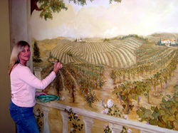 Debra Painting Mural PD