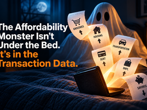 The Affordability Monster Isn't Under the Bed. It's in the Transaction Data. đ