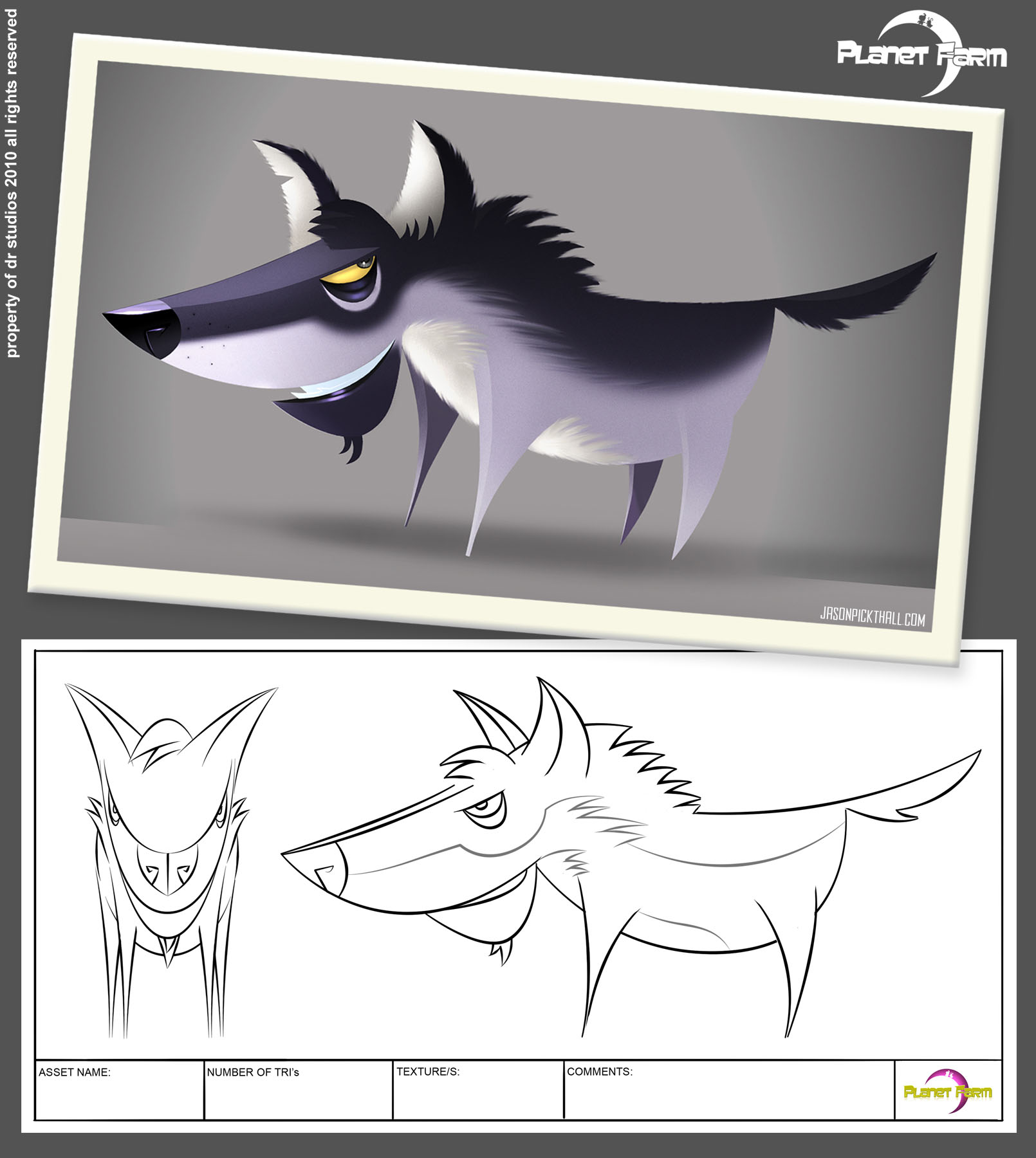 Stylized Wolf