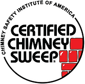 Certified Chimney Sweep logo issued by the Chimney Safety Institute of America. Neuens Chimney Service, Eagle River, WI, is a certified expert in chimney care.