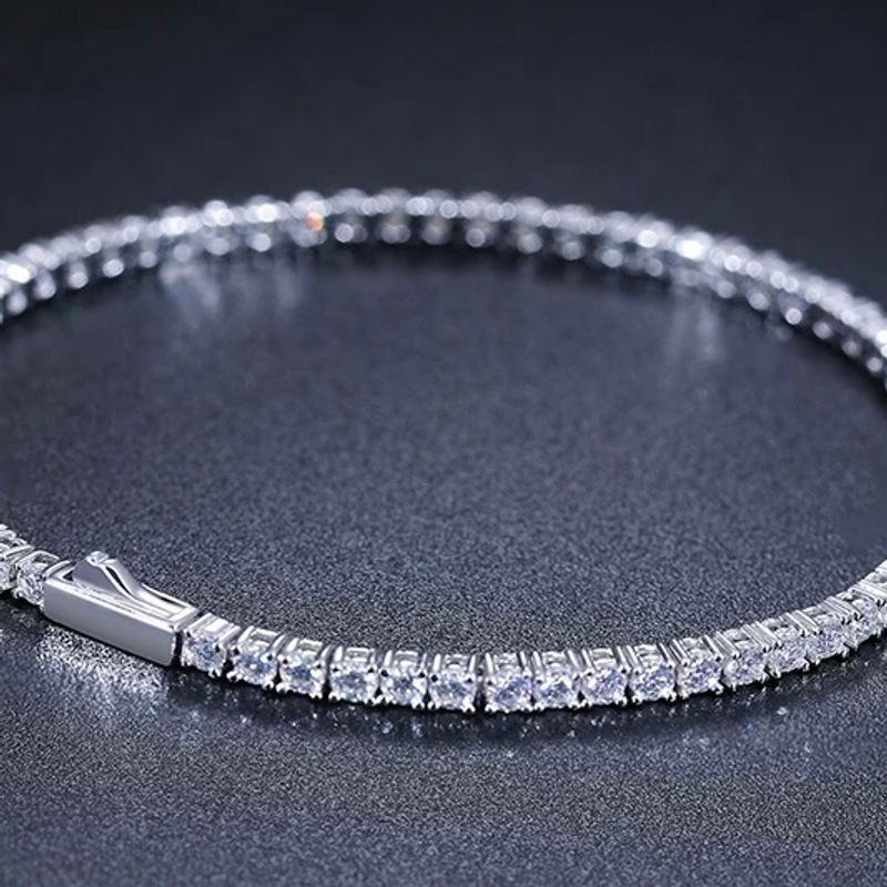 2mm Silver Tennis Bracelet