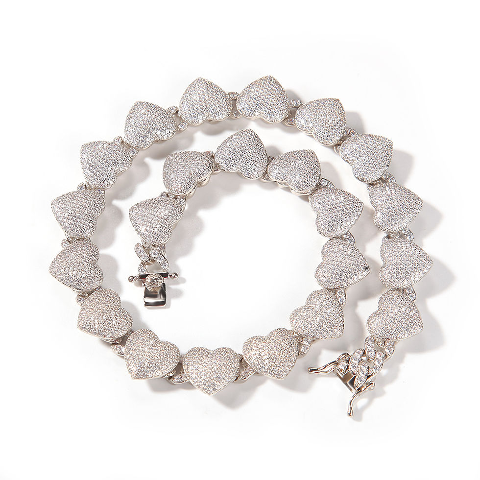 Gargantilla con forma de corazón