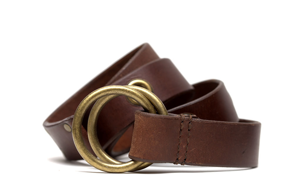 O-ring Belt (Full Grain Buffalo Leather)