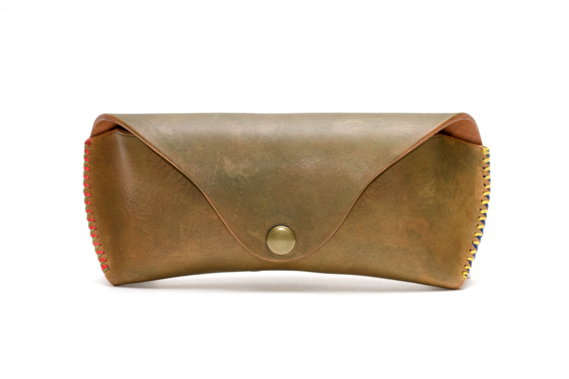 "BANDEROLA SANTA MARIA" HORWEEN Horsehide (AVOCADO & GREEN TEA Dye & Dualtone)