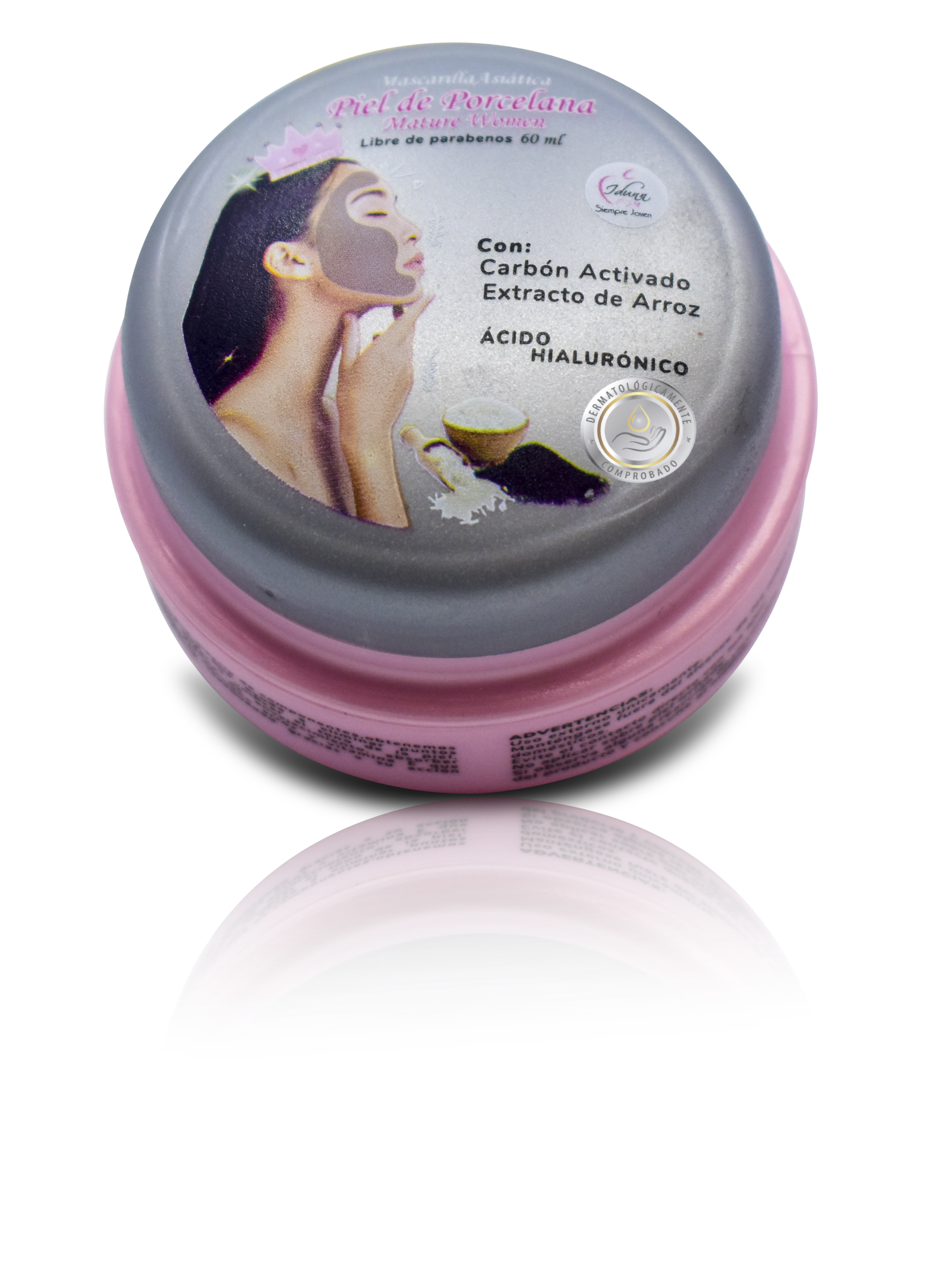 Mascarilla asiática piel madura