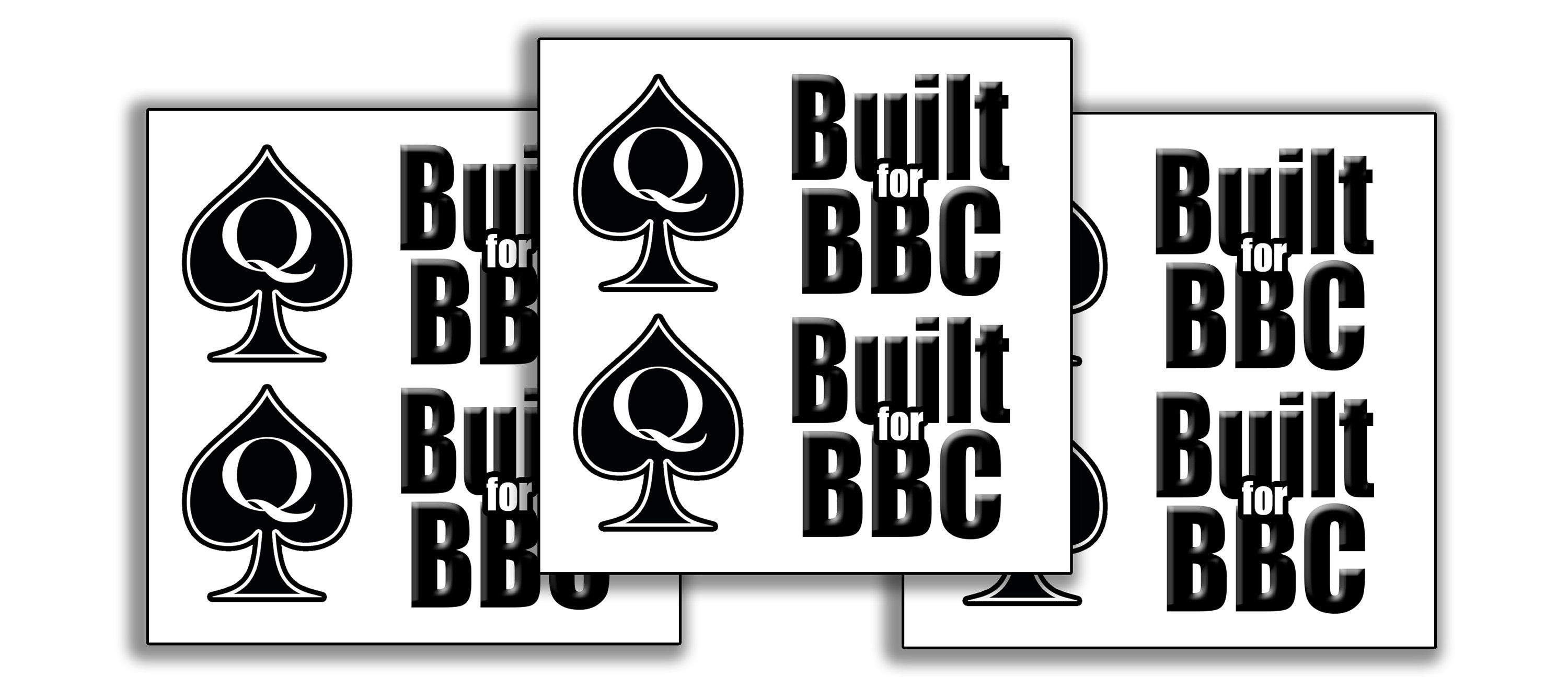 12pc Temporary Tattoo Built for BBC Queen of Spades QOS