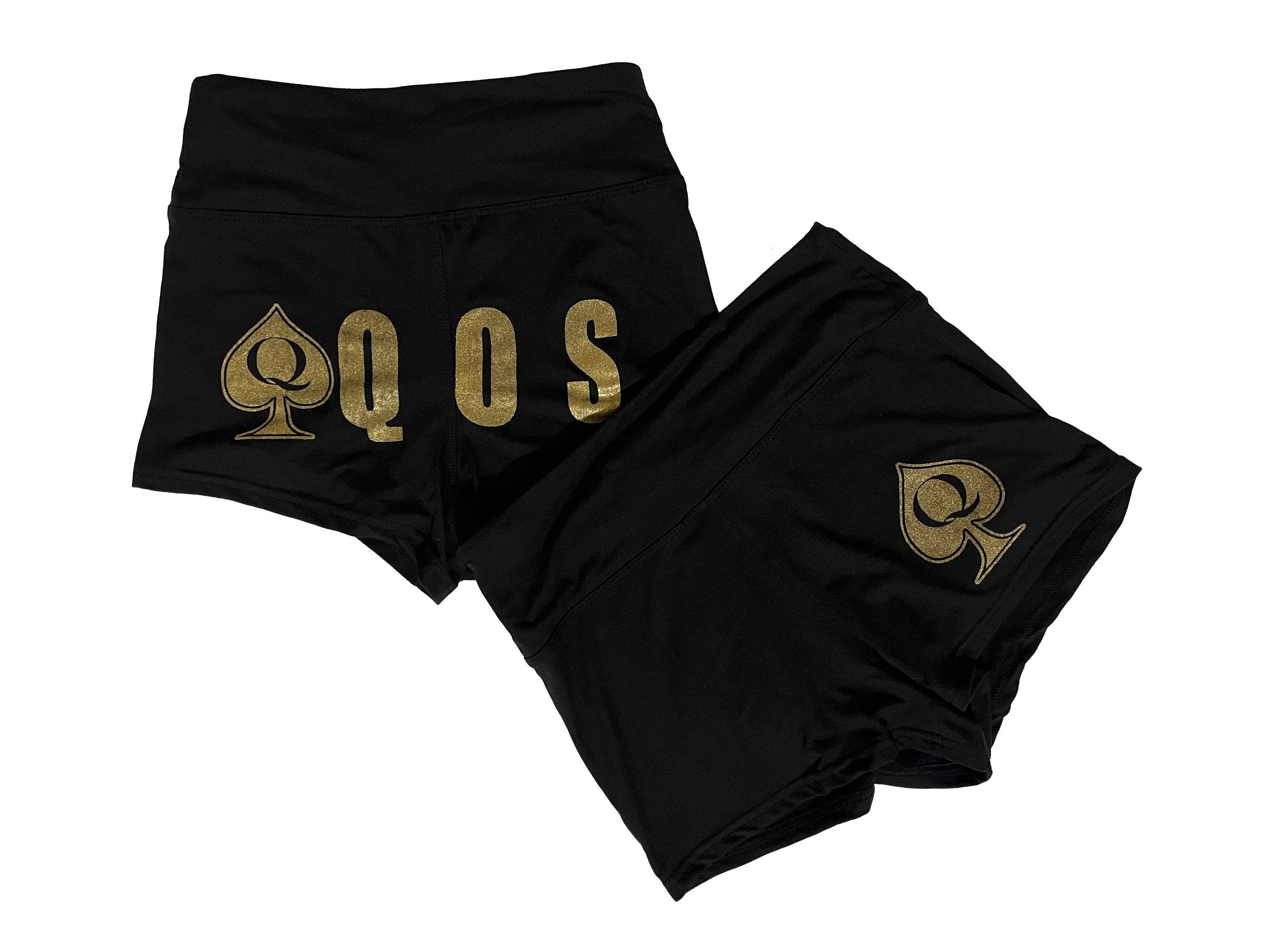 QoS Shorts - Booty Shorts Only for Queen of Spades Yoga Shorts