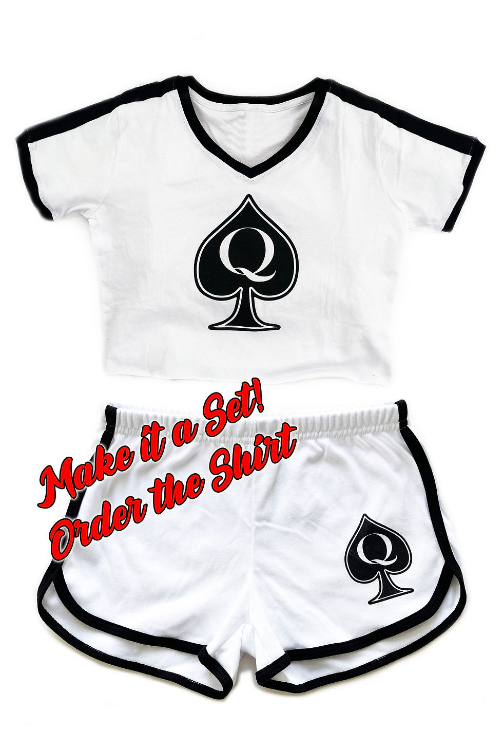 Thumbnail: QoS Short Set - Shorts Only for Queen of Spades - Color Options